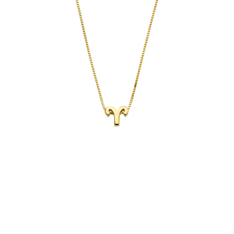 Isabel Bernard Étoiles d’Or Aries 14 Carat Gold Venetian Necklace With Horoscope IB340178-zoom-