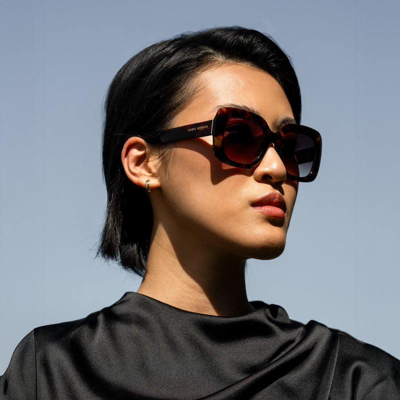 Isabel Bernard La Villette Femmes Lunettes de Soleil Marron IB400003-14-14-zoom-