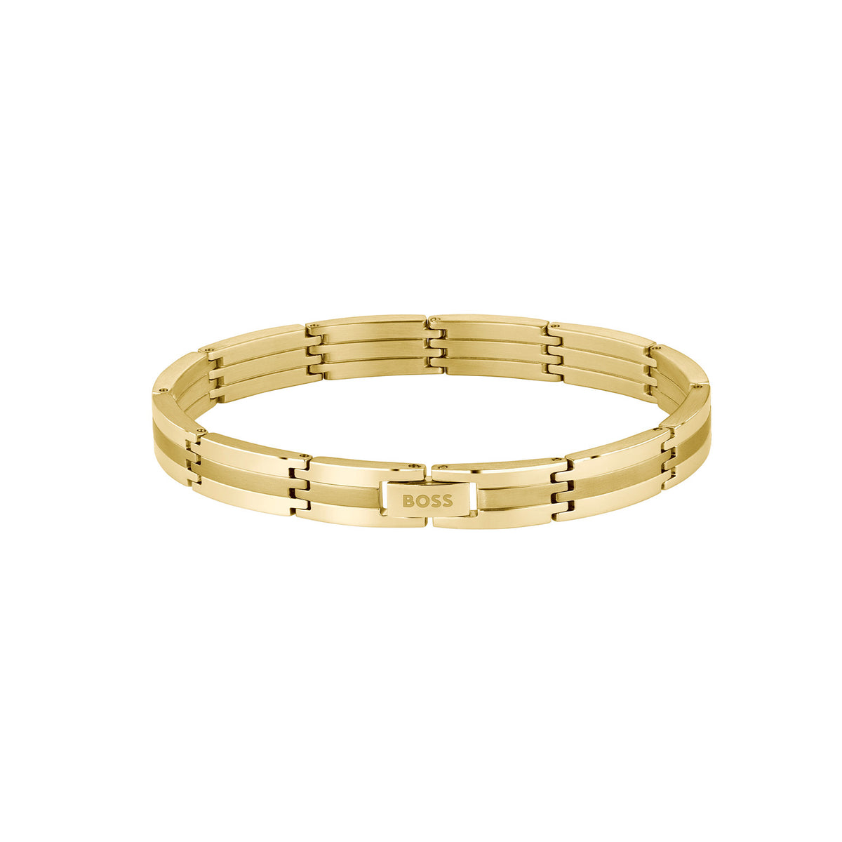 Hugo Boss Stainless Steel Gold-coloured Men's Chain bracelet HBJ1580805