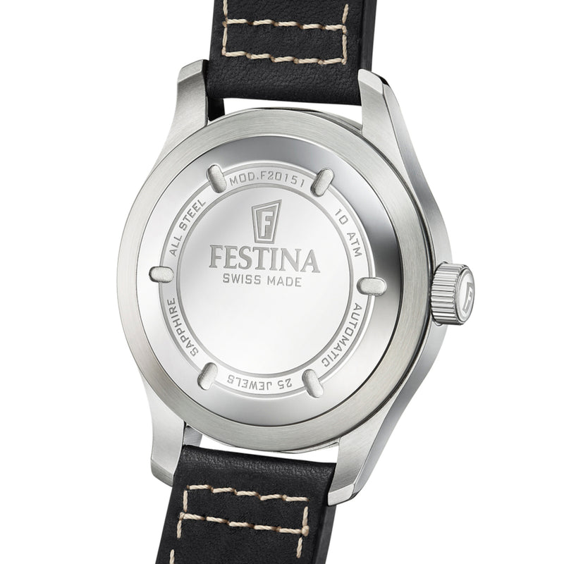 Festina Swiss Made Hommes Montre Noir F20151/4-zoom-