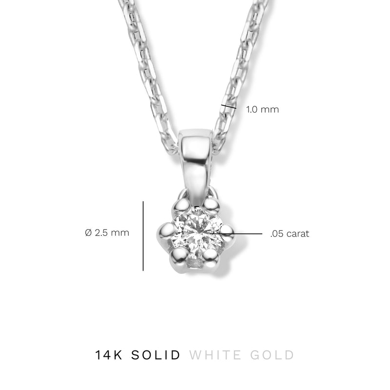 Isabel Bernard De la Paix Collier Or blanc IBD350014-zoom-