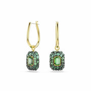 Swarovski Boucles d'oreilles Sublima Glam dorées avec cristal vert 5752890
