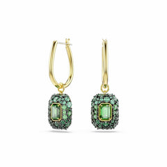 Swarovski Sublima Glam Gold-Tone Earrings with Green Crystal 5752890