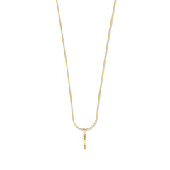 Violet Hamden Sisterhood Moonscape 925 Sterling Silver Gold-coloured Necklace VH14033 (Length: 55.00 cm)