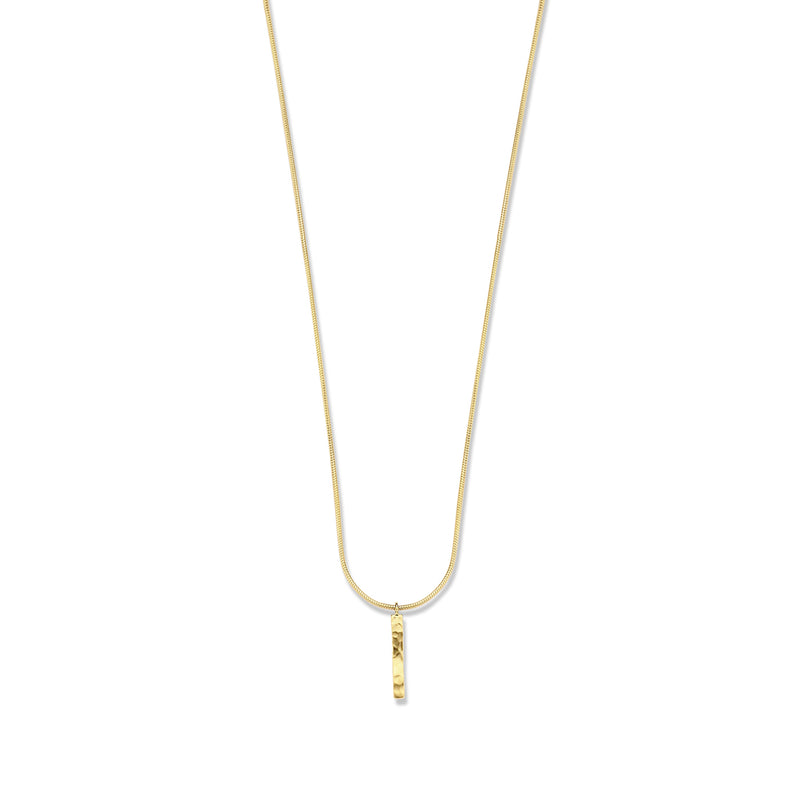 Violet Hamden Sisterhood Moonscape Collier en Argent 925 Sterling Plaqué Or avec Barre VH14033-zoom-