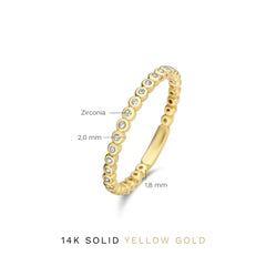 Isabel Bernard Rivoli Aélys 14 Carat Gold Ring IB330070-52 (size: 52)