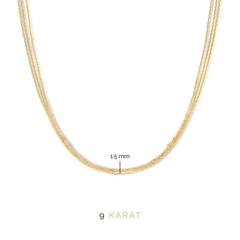 Beloro Jewels La Rinascente Collier Or 9 carats BO340033-zoom-