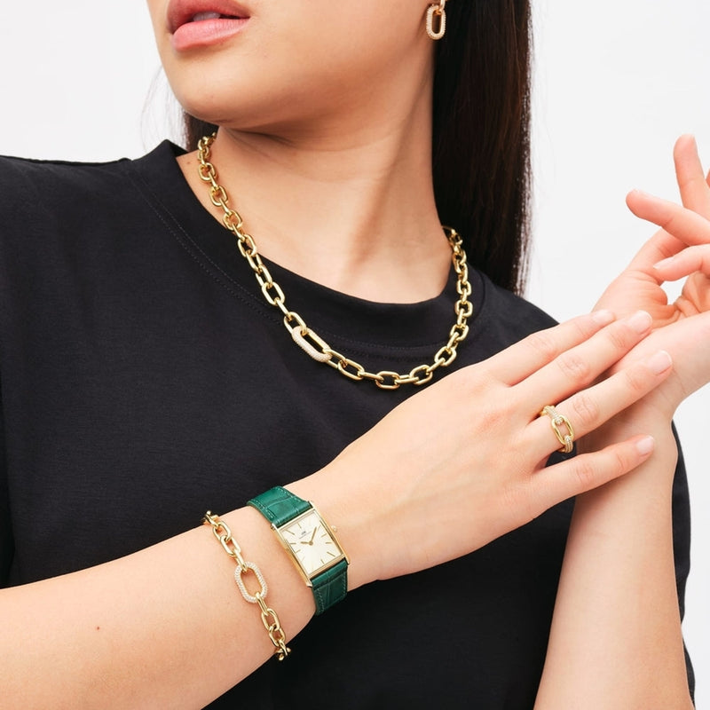 Daniel Wellington Bound Femmes Montre Vert DW00100695-zoom-