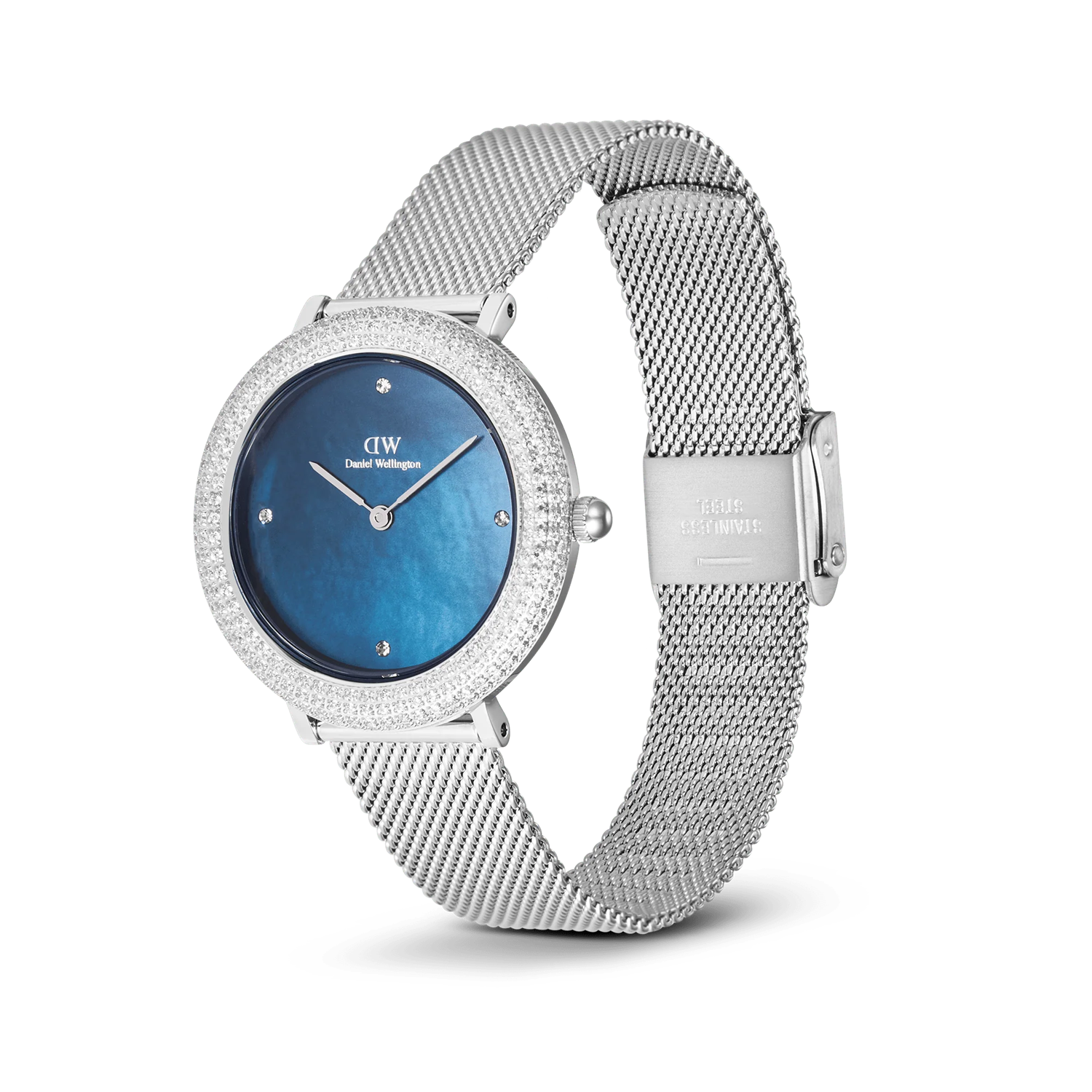 Daniel Wellington Crystalline Bezel Arctic Blu Mop Women's Watch DW00100825