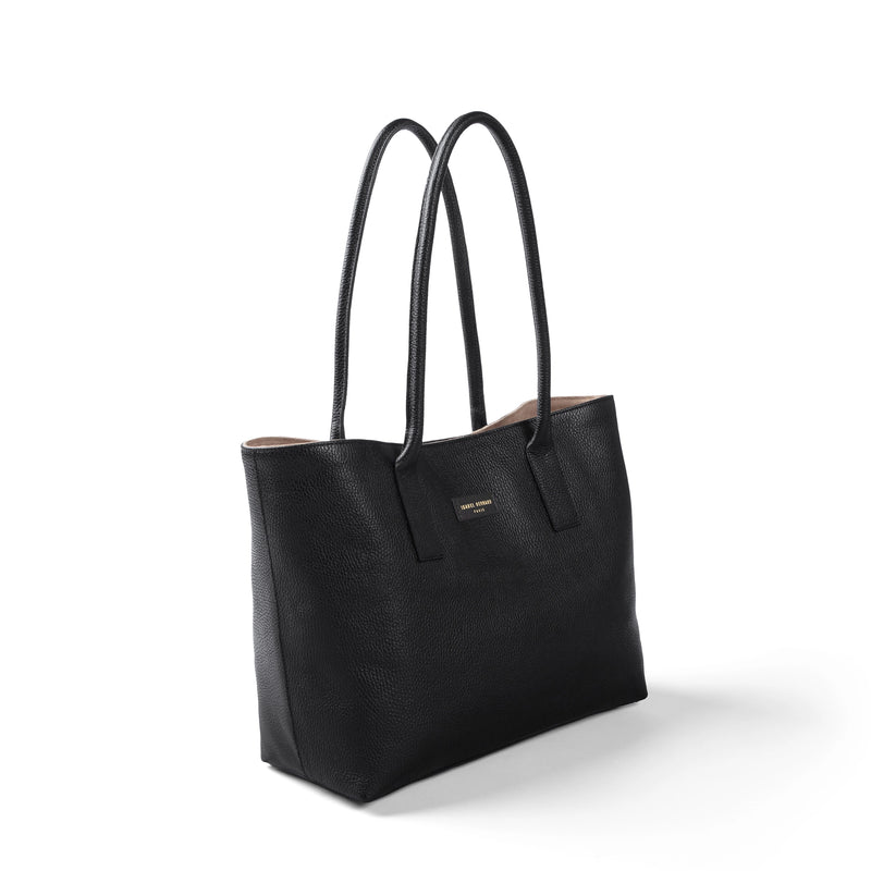 Isabel Bernard Honoré Elin Noir Sac À Épaule En Cuir De Veau IB25111-001-zoom-