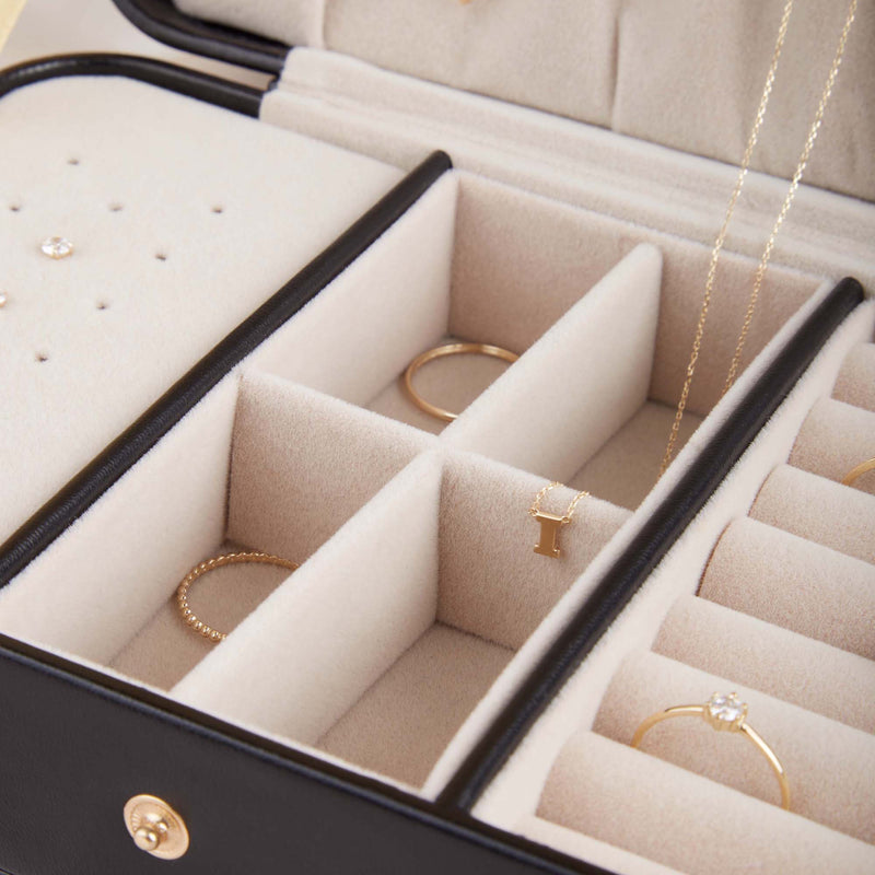 Isabel Bernard Cadeau d'Isabel Femmes Boîte à Bijoux Noir IBJB202003-zoom-