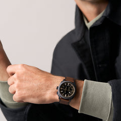 Fossil Machine Round Black Dial Watch FS6165