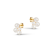 ENAMEL Copenhagen Mae Clous d'oreilles Mae en argent sterling 925 recyclé plaqué or E354G-PE