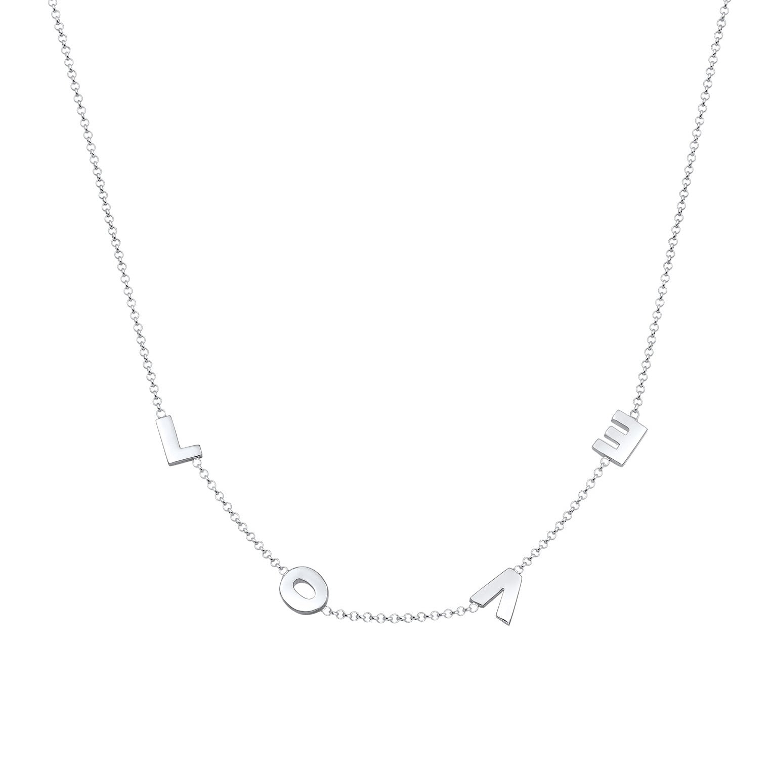 Elli 925 Sterling Silver Link Chain Necklace 2004-BF-0007711-001