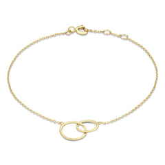 Isabel Bernard Cadeau d'Isabel 14 Carat Golden Necklace and Bracelet Giftset IB90130