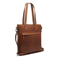 The Chesterfield Brand Wax Pull Up Nunavik Cognac Shopper C38.021431