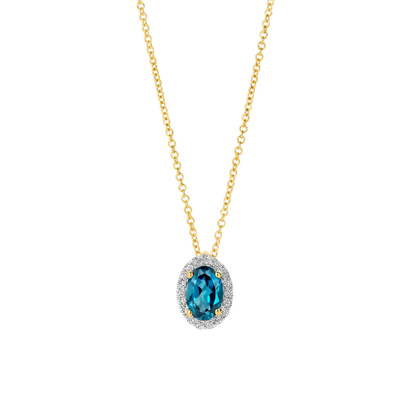 Blush Collier en or 14 carats avec diamants naturels 3617YDL-zoom-