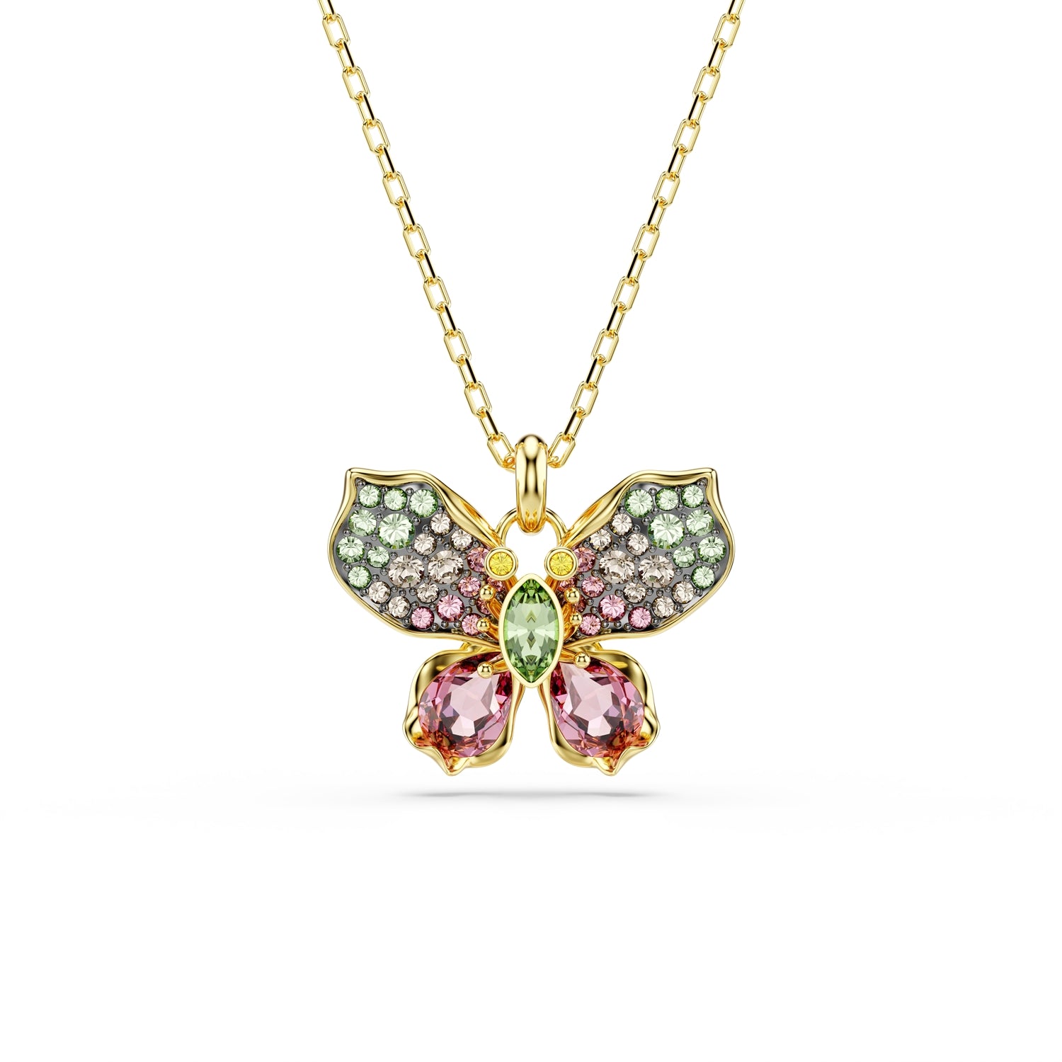 Swarovski Idylli Multi Coloured Butterfly Necklace 5709950