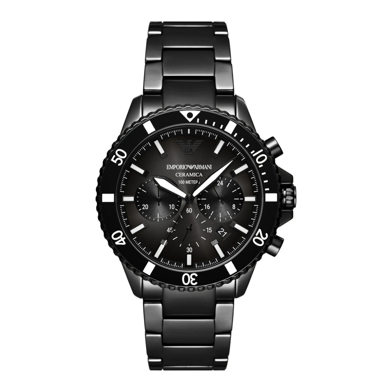 Emporio Armani Hommes Montre Noir AR70010-zoom-