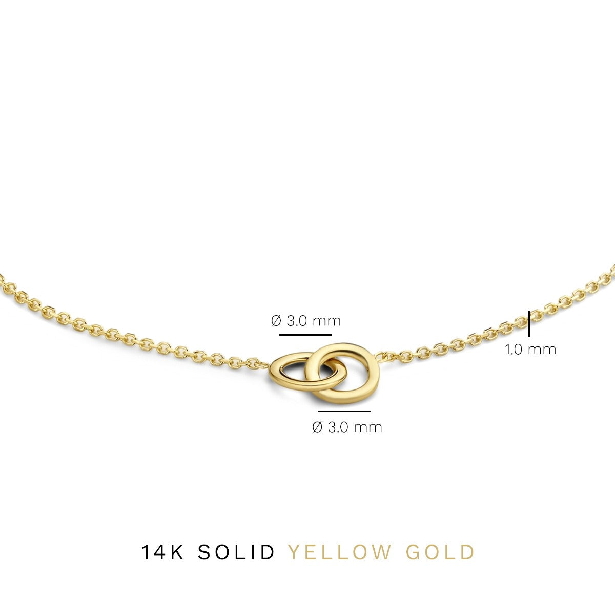 Isabel Bernard 14 Carat Golden Le Marais Zoé Bracelet IB320104