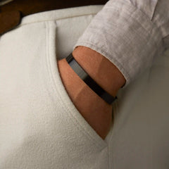 Mats Meier Annecy Black Steel Bracelet MM320018