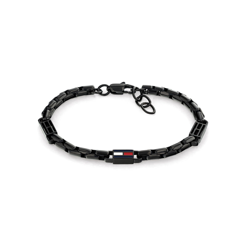 Tommy Hilfiger Acier Inoxydable Noir Homme Bracelet Chaîne TJ2790676-zoom-