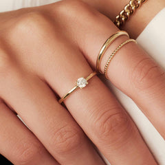 Isabel Bernard Le Marais Isidora 14 Karaat Gouden Ring IB330100-48