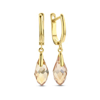 Parte Di Me La Sirena Ombrone 925 Sterling Silver Gold Plated Drop earrings PDM36144