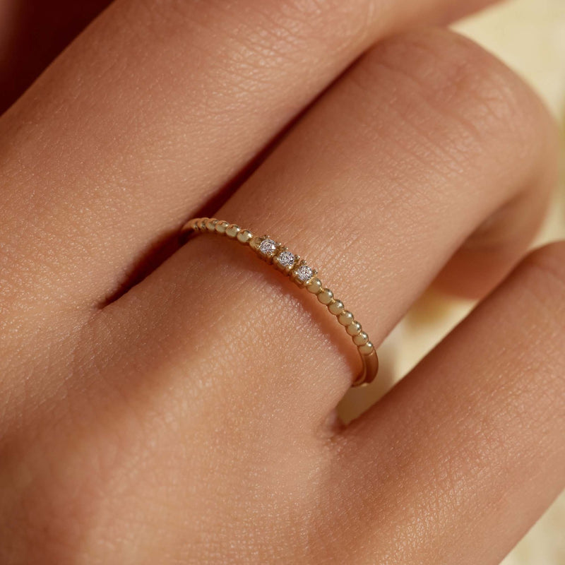 Beloro Jewels Monte Napoleone Mauve bague en or 9 carats avec pierres en zirconium BO330056-60-zoom-