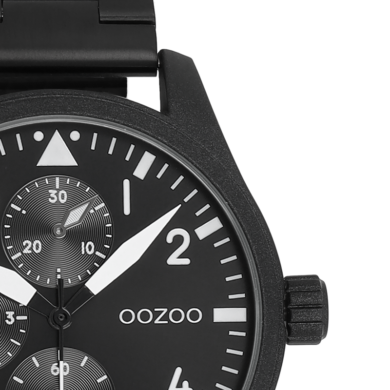 OOZOO Timepieces Montre Homme Noire C11509-zoom-