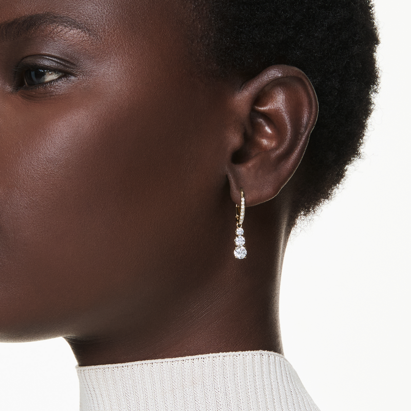 Swarovski Stilla Boucles D'Oreilles Couleur Or 5723300-zoom-