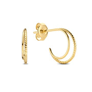 Jackie Gold Femmes Créoles Or 14 carats JKE20.035