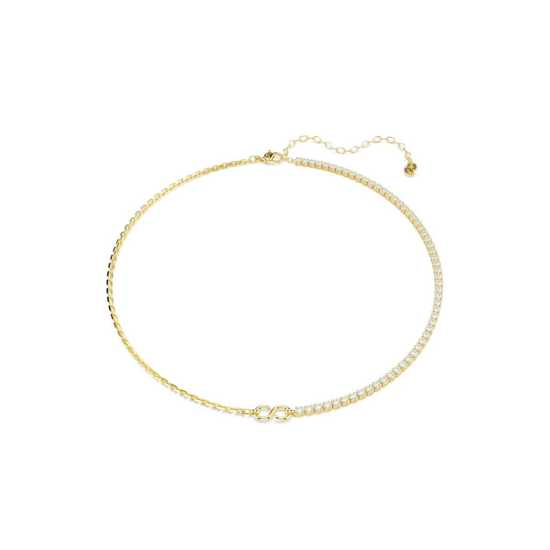 Swarovski Collier Matrix Tennis couleur or 5747717-zoom-