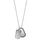 G-STAR D-Tag Collier argenté Box Chain GSJ.102.01