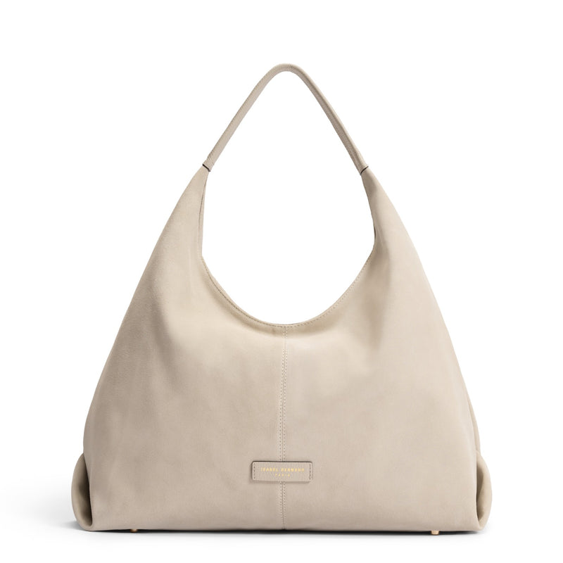 Isabel Bernard Honoré Grace sac bandoulière en suède crème IB25093-170-zoom-