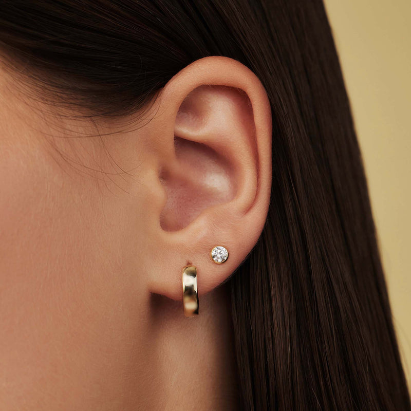 Isabel Bernard Rivoli Boucles d'oreilles Or 14 carats IB360195-zoom-