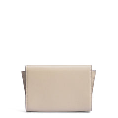 Isabel Bernard Honoré Lina Beige Clutch With Detachable Shoulder Chain IB21135-072