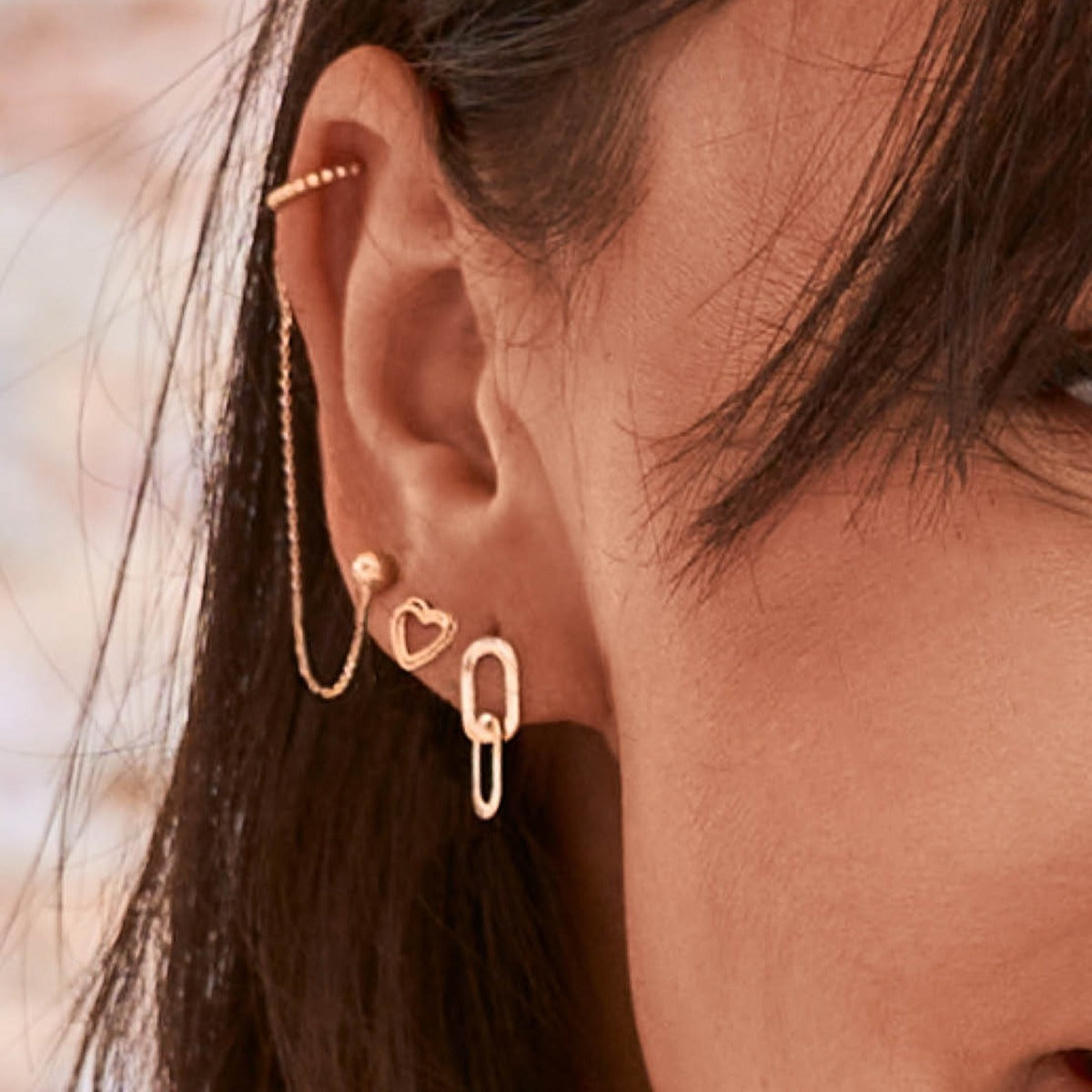 Jackie Gold Cannaregio 14 Karat Gold Drop earrings JKE24.462