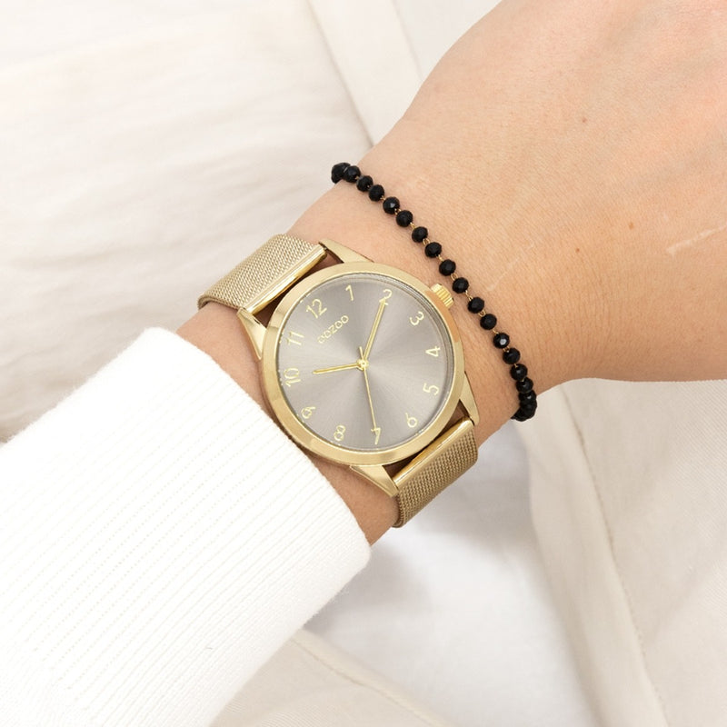 OOZOO Timepieces Unisexe Montre Or C11323-zoom-