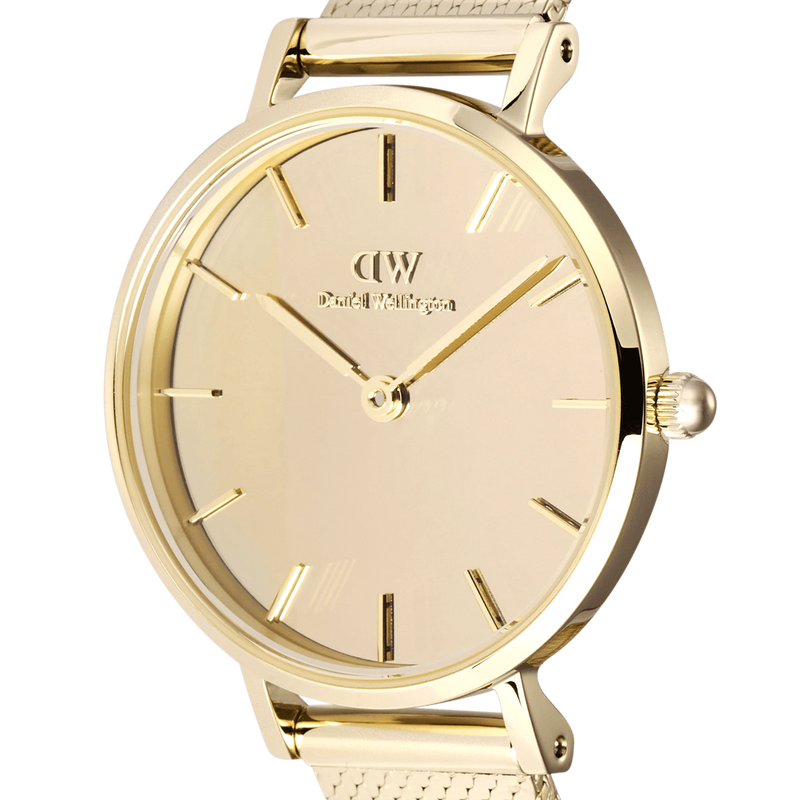 Daniel Wellington Petite&Quadro Mini Reflection Montre Femme Dorée DW00100797-zoom-