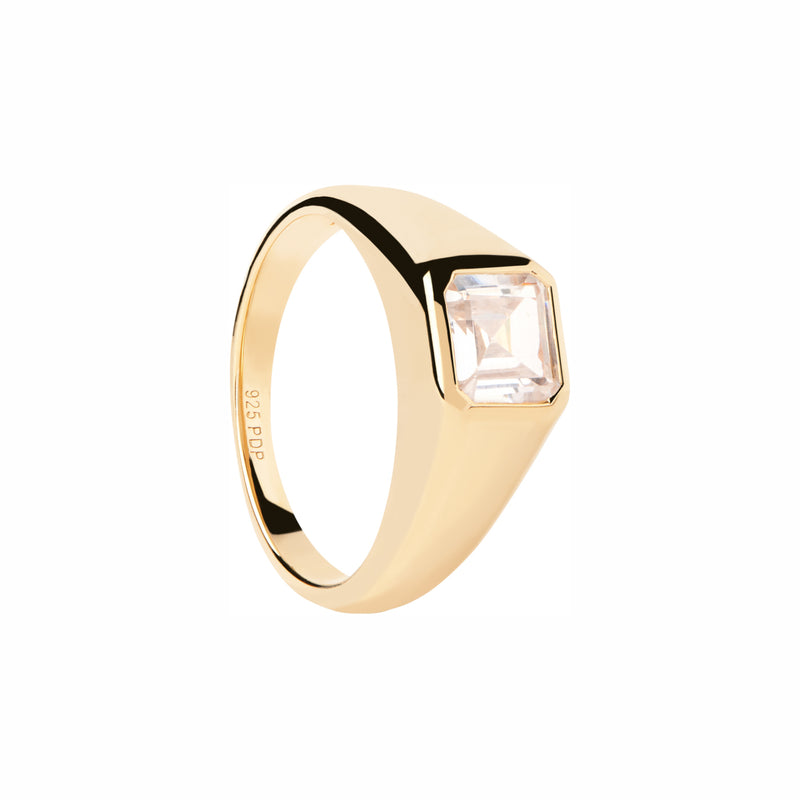 P D Paola The New Essentials Femmes Bague Plaqué or 18 carats AN01-984-10-zoom-