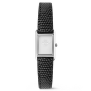 Daniel Wellington Bound Mini Black Lizard Argent Montre Femme DW00100901