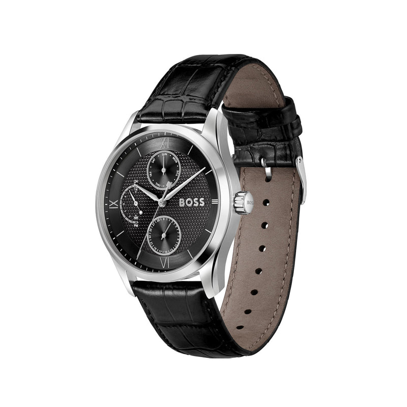 Hugo Boss Principle Master Montre Homme En Argent HB1514272-zoom-