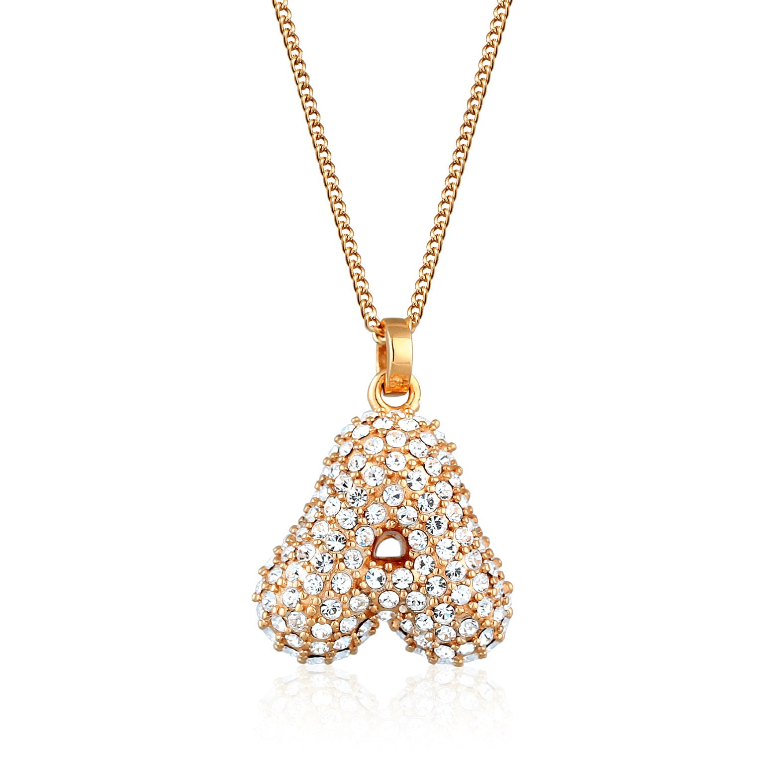Elli 925 Sterling Silver Necklace Gold plated 2004-BF-0008260-001