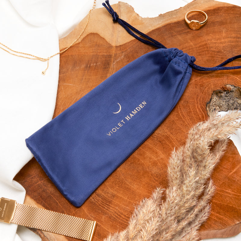 Violet Hamden Sunrise Bracelet de Montre en Acier Plaqué Or et Argenté (14 mm) VH43003-zoom-