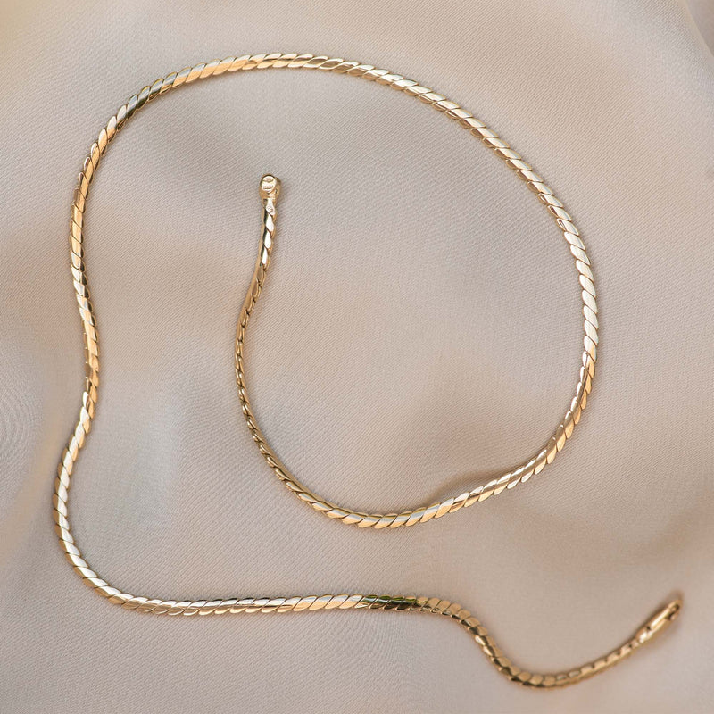 Isabel Bernard Aidee Femmes Collier Or 14 carats IB340081-zoom-