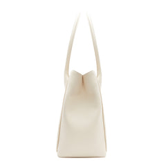 Isabel Bernard Honoré Cloe Crème Calfskin Leather Handbag IB25077