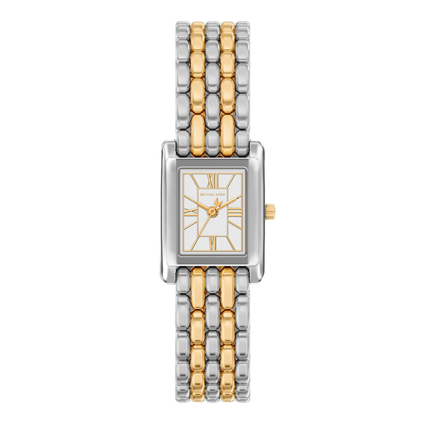 Michael Kors Essex Rectangular White Dial Watch MK4999
