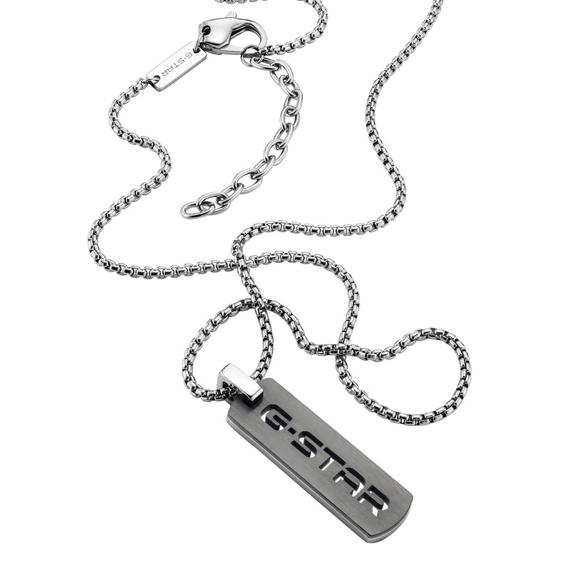 G-STAR Incisio Collier argenté GSJ.106.01-zoom-