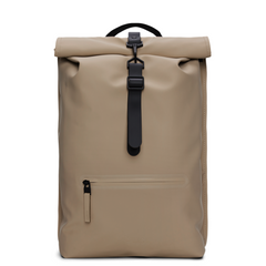 Rains Beige Rolltop Backpack R13320-133